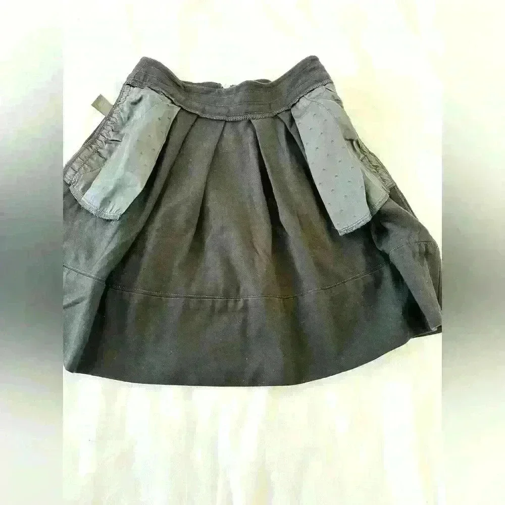 Marc by Marc Jacobs Black A-Line Mini Skirt Size XS